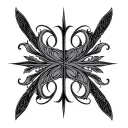 Two Word Ambigram Generator tattoo design idea