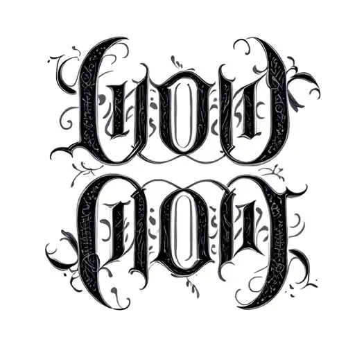 Two Word Ambigram Generator tattoo design idea