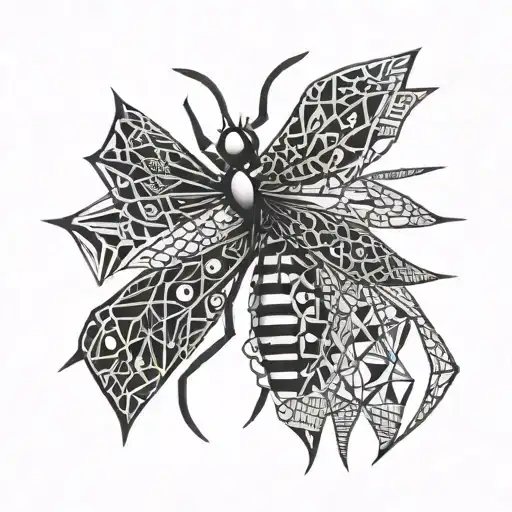 mosquito tattoo design idea
