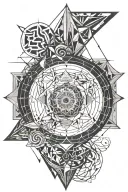 virgo pisces sagittarius scorpio zodiac sign tattoo design idea