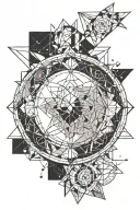 virgo pisces sagittarius scorpio zodiac sign tattoo design idea