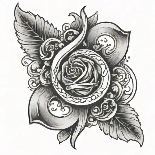 2703 number tattoo design idea