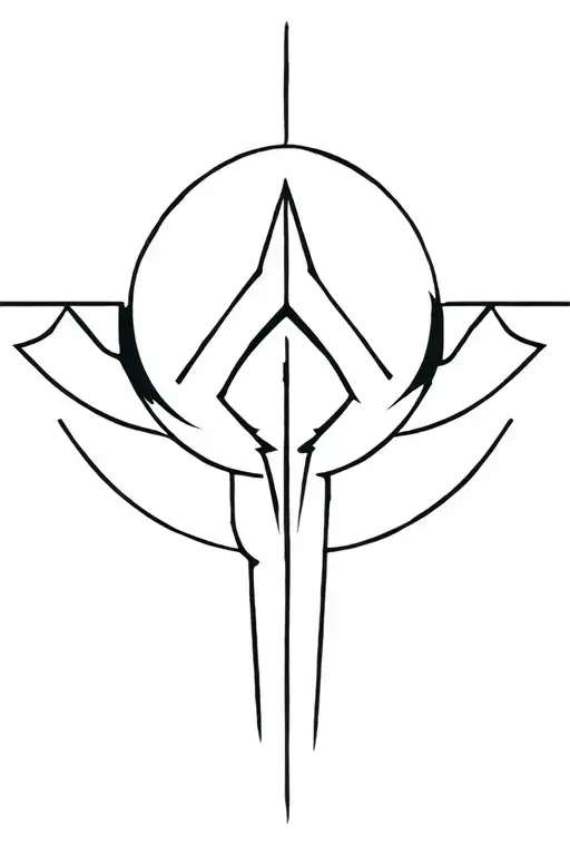 destiny 2 Hunter class symbol incorporated tattoo design idea