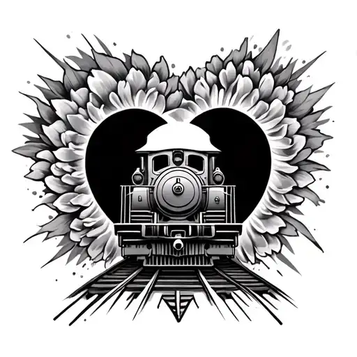 train stacker protector 5150 love immortal family friend  tattoo design idea