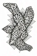 Foot tattoo tattoo design idea