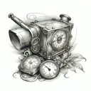 Time Capsule tattoo design idea