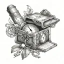 Time Capsule tattoo design idea