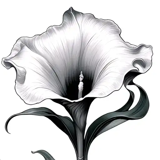 Calla Lily tattoo design idea