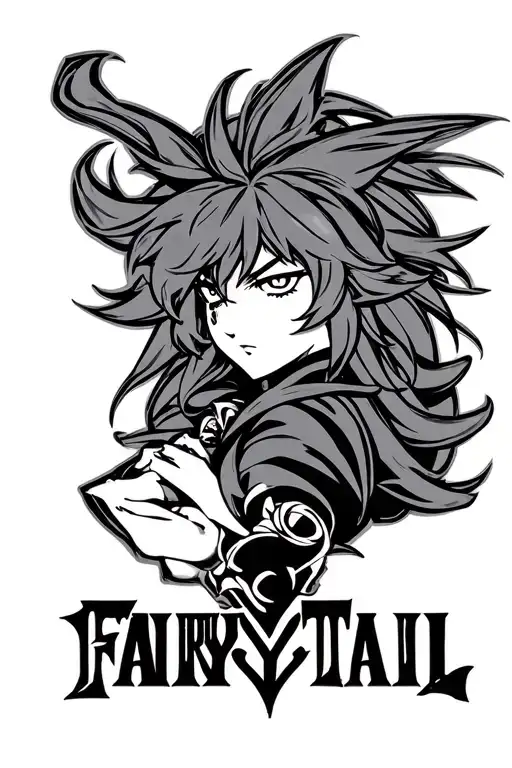 fairytail anime logo tattoo design idea