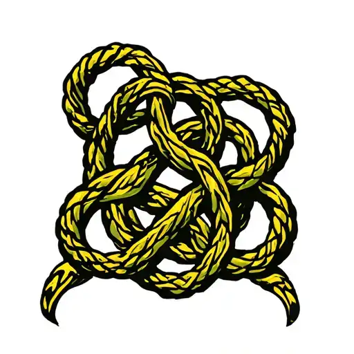 witches knot design incorporating elements tattoo design idea