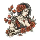 pain solitude tattoo design idea