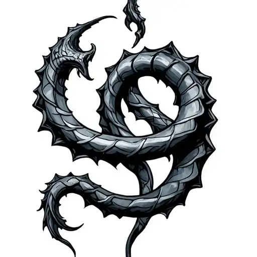 harry potter dark mark tattoo design idea