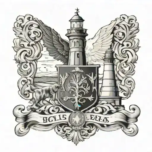 Shepard, God, Cross, Boyles coat of arms, Strength & Honor, Usa, Authentic, golden retriever, jesus, k tree/lighthouse c tattoo design idea