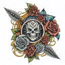 whatever doesn't kill you simply makes you stranger  tattoo design idea