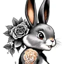 Lola bunny with design tattoo design idea