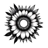 perfectly imperfect circle tattoo design idea