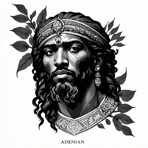 "Adeniran" tattoo in times new roman tattoo design idea