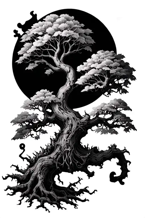 poison tree tattoo design idea
