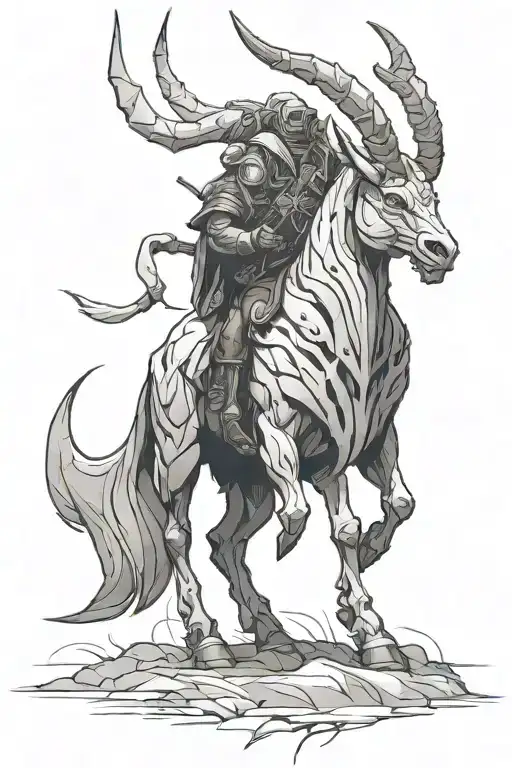 Oryx the taken king tattoo design idea