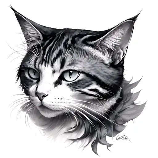 Cataleya tattoo design idea