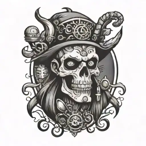 voodoo tattoo design idea