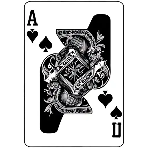 Blackjack tattoo design idea
