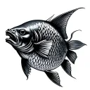 Mirror Carp tattoo design idea