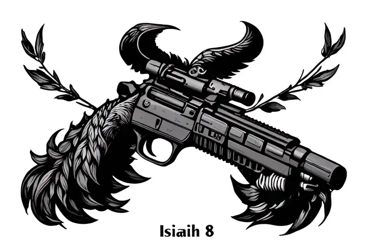 Isaiah 6:8 Military tattoo design idea