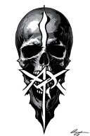 anarchy symbol tattoo design idea