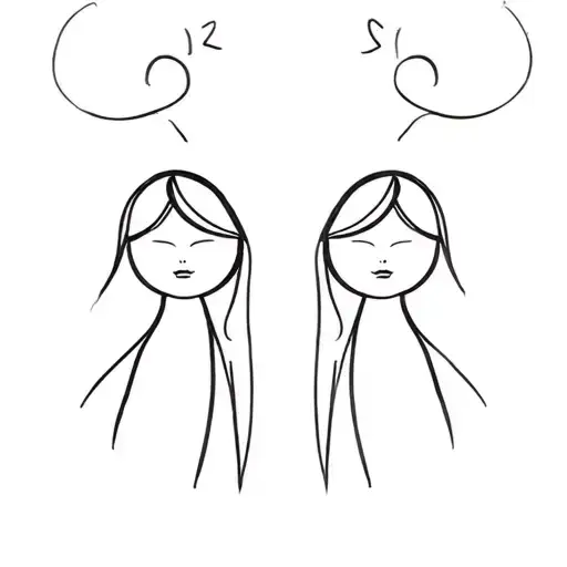 matching sister tattoo tattoo design idea