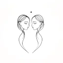 matching sister tattoo tattoo design idea