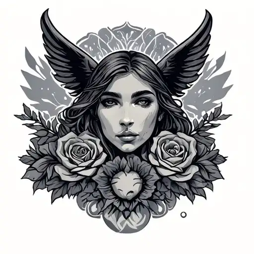 Family Protector tattoo design idea