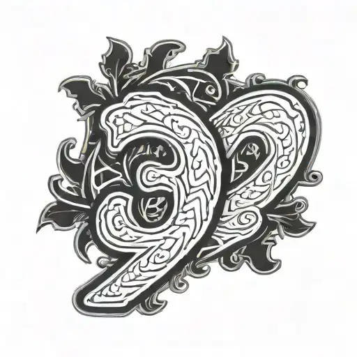 baseball jersey with the number 8 tattoo design idea