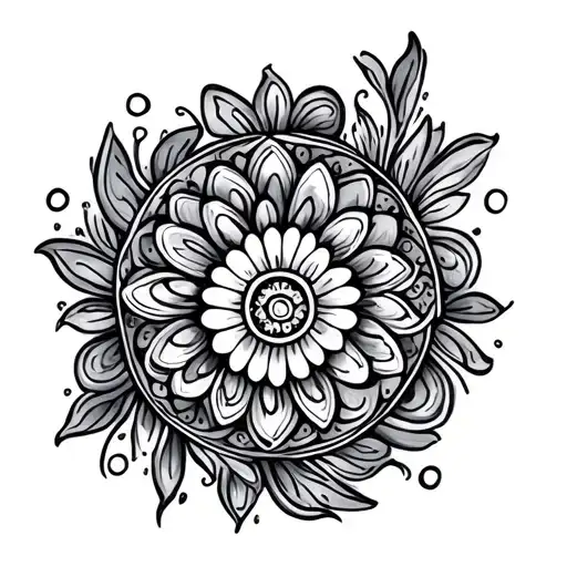 Paisley Pattern tattoo design idea