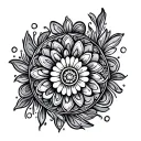 Paisley Pattern tattoo design idea
