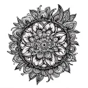 Paisley Pattern tattoo design idea