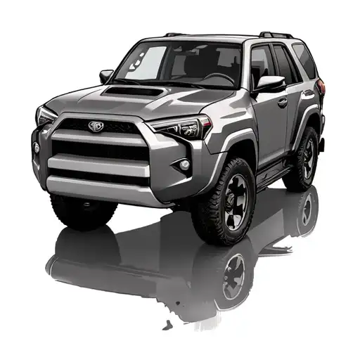 2nd gen 4runner tattoo design idea