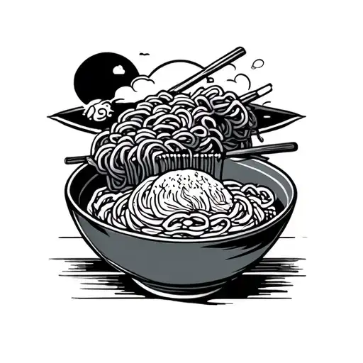 Ramen tattoo design idea