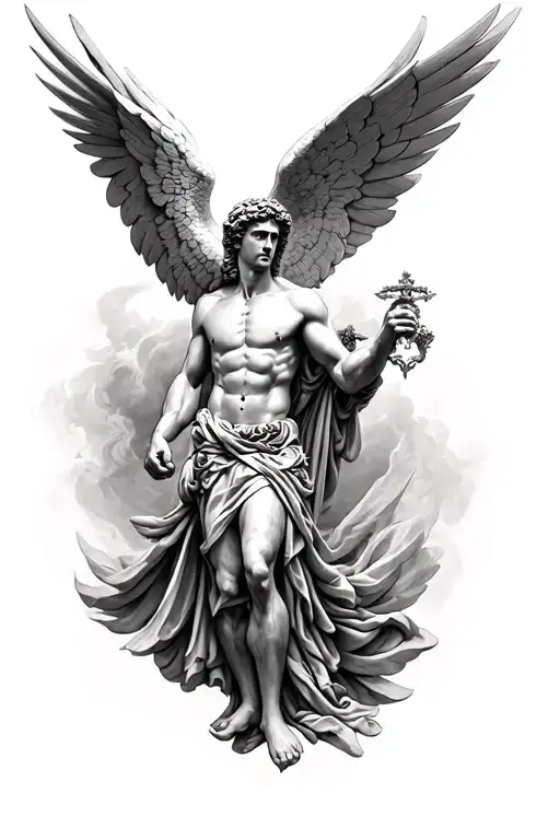 saint Michael tattoo design idea
