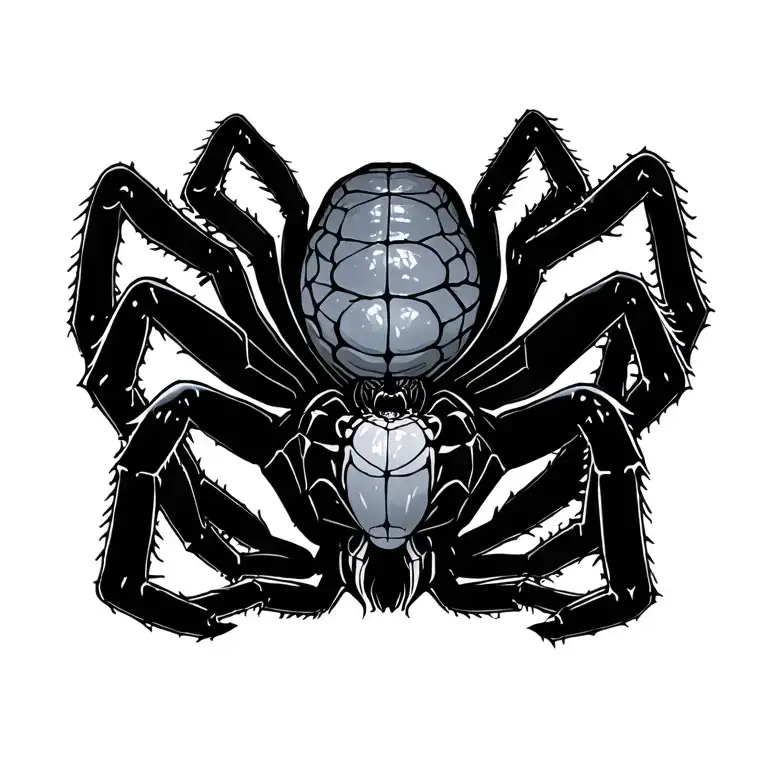 spider tattoo design idea