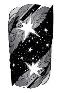 star cluster tattoo design idea