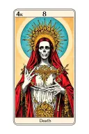 tarot cards death the high priestess and the empress tattoo design idea