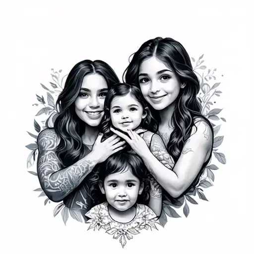 family first family second family third tattoo design idea