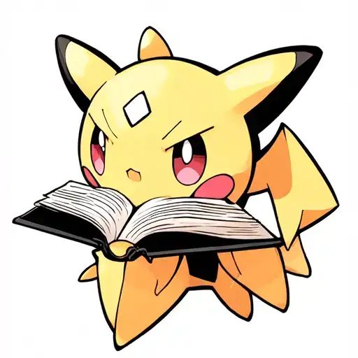 the Pokemon jirachi showing an open book tattoo design idea