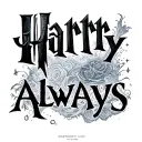Harry Potter Always tattoo design idea