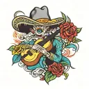 mariachi tattoo design idea