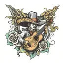 mariachi tattoo design idea