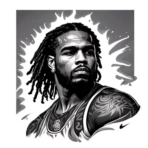 Jalen Hurts tattoo design idea