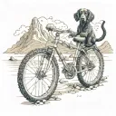 POST SLUDGE METAL WILD CROSS COUNTRY MOUNTAIN BICYCLE MOUNTAINS RIVER SPANIEL BRETON CONCERTS FESTIVAL MUSIC BEACH tattoo design idea