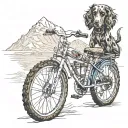 POST SLUDGE METAL WILD CROSS COUNTRY MOUNTAIN BICYCLE MOUNTAINS RIVER SPANIEL BRETON CONCERTS FESTIVAL MUSIC BEACH tattoo design idea